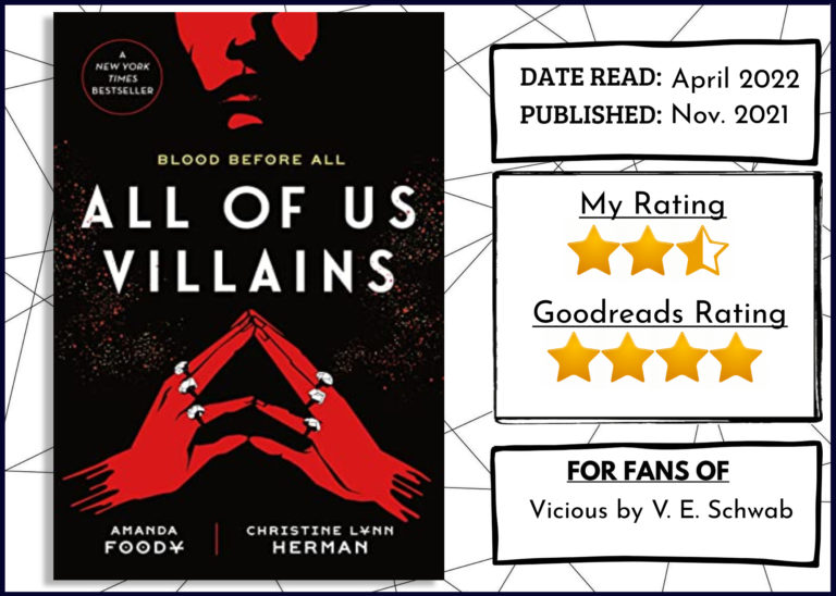 All Of Us Villains // Book Review Books With Bunny